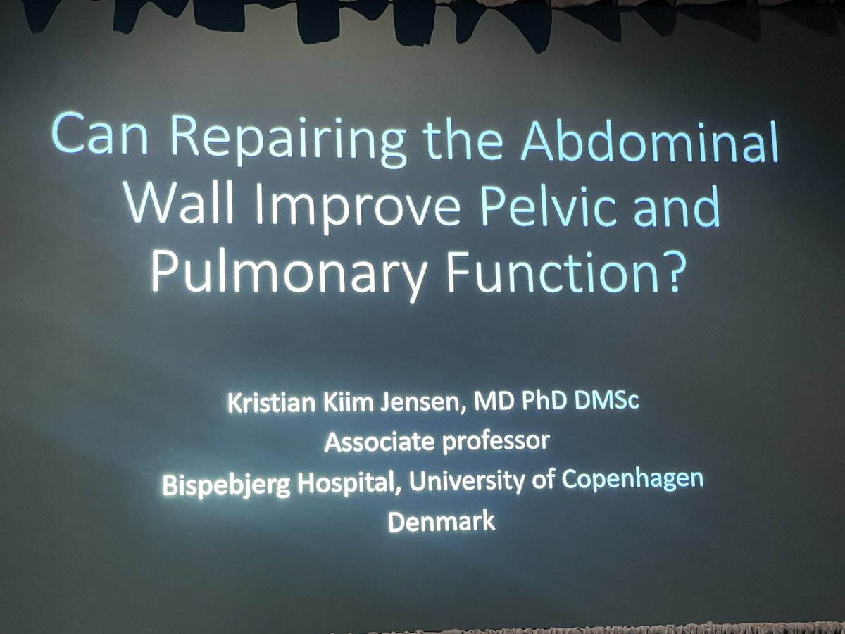 Dr. Shirin Towfigh (@herniadoc) on Twitter photo Pelvic floor function is directly related to abdominal pressure. So, how does hernia repair affect pelvic floor health?
Thanks <a href="/HerniaResearch/">Kristian K Jensen MD PhD DMSc</a> for showing the paucity of data looking into this.
<a href="/SAGES_Updates/">SAGES is in Tampa in 2026!</a> #SAGES2023 Pelvic floor function is directly related to abdominal pressure. So, how does hernia repair affect pelvic floor health?
Thanks <a href="/HerniaResearch/">Kristian K Jensen MD PhD DMSc</a> for showing the paucity of data looking into this.
<a href="/SAGES_Updates/">SAGES is in Tampa in 2026!</a> #SAGES2023