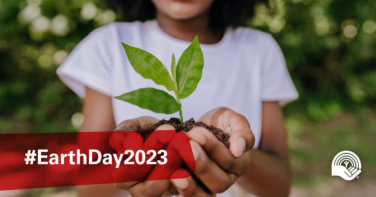 United Way believes in an equitable future for all, which is why we’re working to acknowledge and address the connections between climate change and poverty. 
#EarthDay2023

Or simply: 

We’re all responsible for the  well-being of our planet. #EarthDay2023