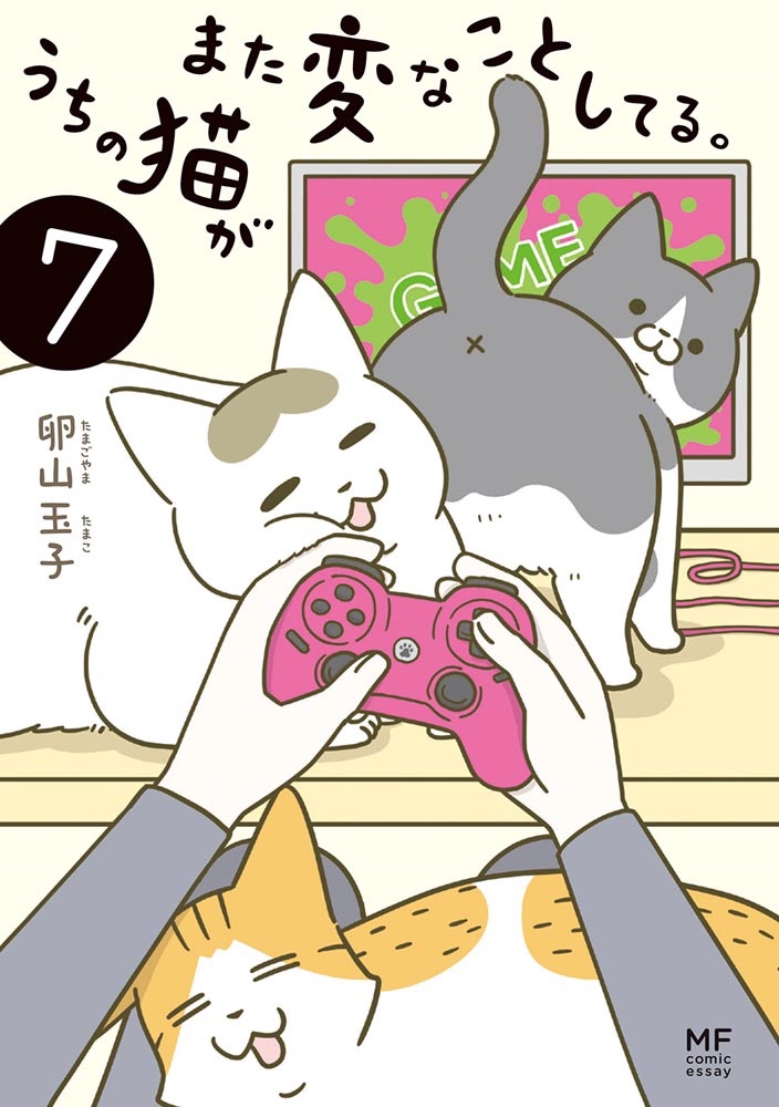 「うちの猫がまた変なことしてる。」7巻本日発売です🐱🐱🐱
フルカラーで描き下ろしも50ページ以上描いてるので、ぜひとも読んでやってくださいませ✨
よろしくお願いいたします!!
https://t.co/6Df08BI9ah 