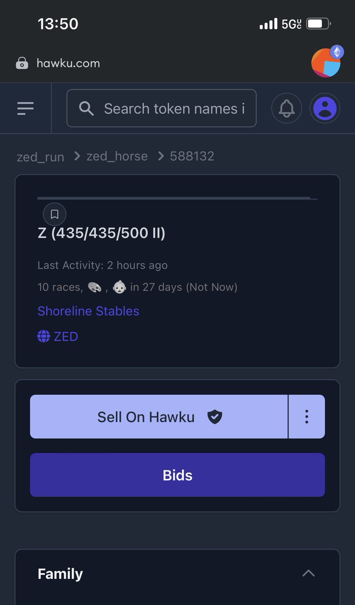 Does anyone happen to know why some horses now don’t show a picture, name and family info in Hawku? This is the second horse I have that appears like this and the name is also not searchable. <a href="/zed_run/">zed_run</a>