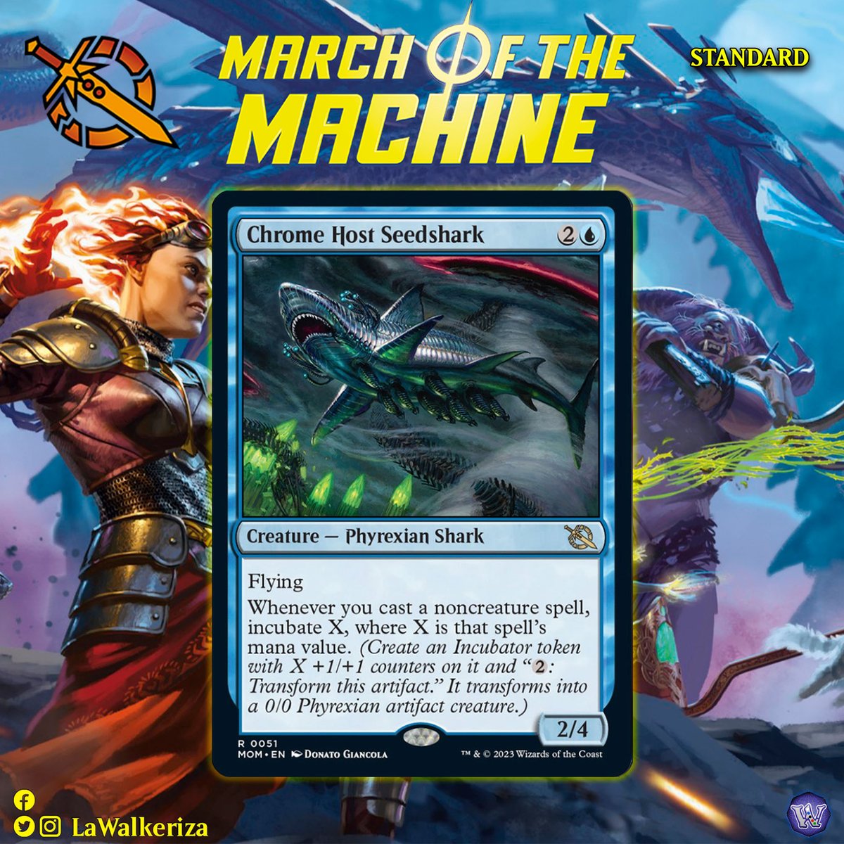 LWalkeriza's tweet photo. #LaWalkeriza
#MTGHispano #MTGMachine #MTGspoilers #MTG #MagicTheGathering #Baral #KariZev #Rankle #Torbrand https://t.co/LMV8VLah3g