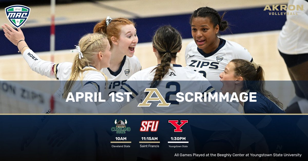 Akron Zips Volleyball tweet media
