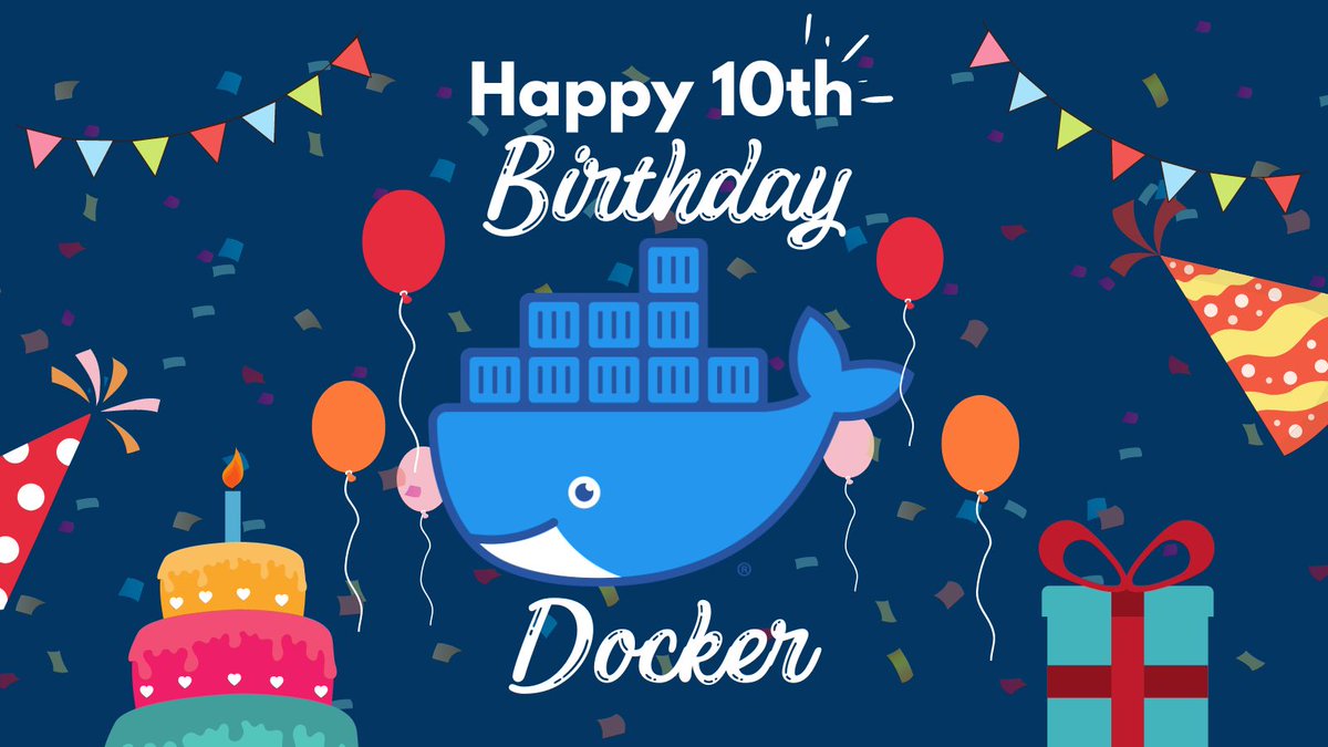 🎉 Use #udemycoupon code DOCKER10 and pay only $9.99 (USD) for any of my courses! Through Apr 1st we're celebrating Docker's 10th Bday with a sale. This is the lowest price I can discount. My latest blog post has the links for each course. buff.ly/40HwL7U #Docker #DevOps