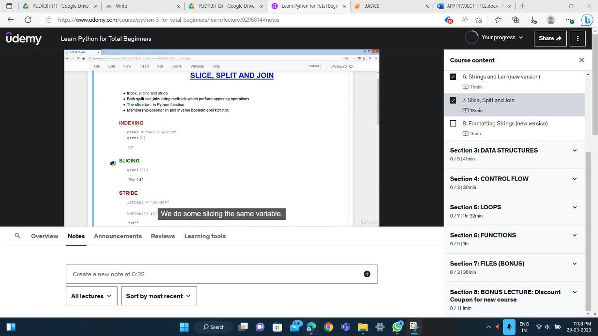 PURVI271965391's tweet image. Hello everyone!!
Joined the league of #30daysofproductivity.
Today I started with some basics of python. 💫
Looking forward to excel it in coming days 💯....
Thanks to @Techwiz_srm_rmp @CodeChefSrmRmp