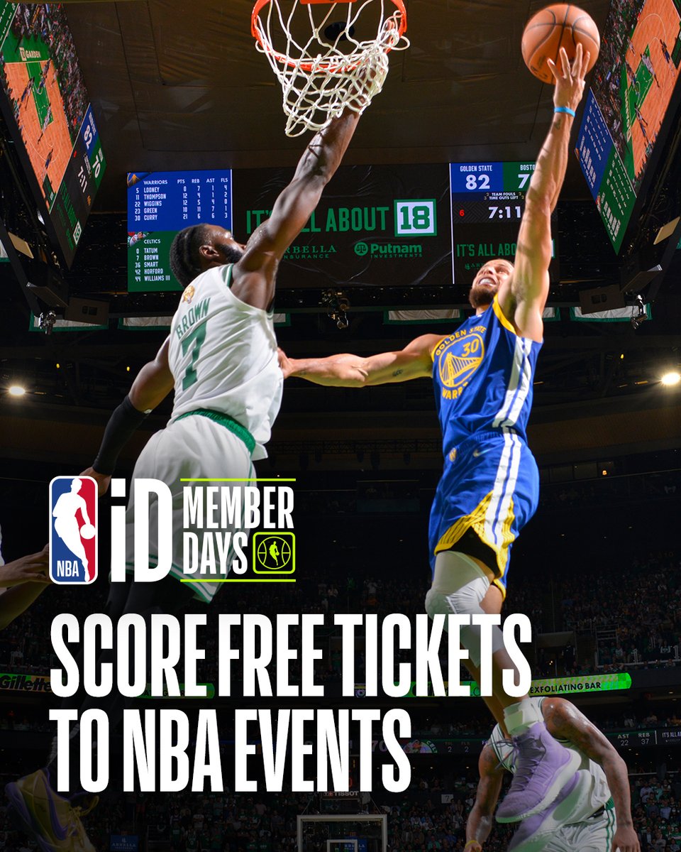 NBA's tweet photo. FREE ✈️🏨🎟️
 
Win free airfare, free hotel stay and FREE tickets to the NBA Finals, NBA Draft and more!
 
Enter the members-only sweepstakes now 
➡ https://t.co/eFHSaOMGeL https://t.co/0IhNU0UiF5