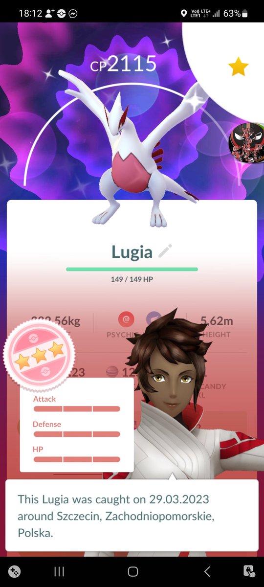Holy f#$&amp;! I knew it I got awesome first shundo, but not favorite one! 😭🥹🥰❤️ My first shundo is first hundo and third shiny Lugia ❤️❤️❤️ I waited for this 4 YEARS of playing every day! 😄💚