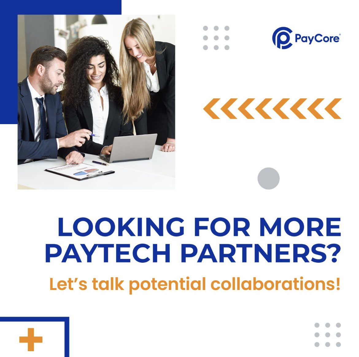 🚀Are you looking for strategic partnerships in payments tech? Let's grow together, visit paycore.com and reach us at info@paycore.com now!🙌
 
#fintechnews #banking #mcommerce #neobanking #expansion #partnerships #technologypartner #fintechpartnership #lifeatPayCore