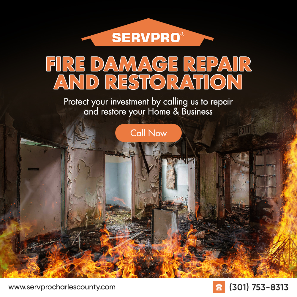 Have you had a fire in your home? If so call the SERVPRO professionals to come clean your home.