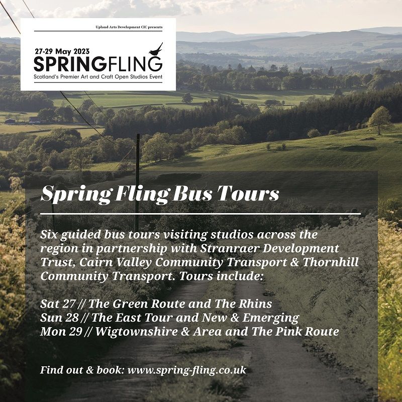 spring_fling's tweet photo. Travel our region and visit our studios // 

Book tours and our green events strategy on the website /greenevent

#sustainableeventscharter #springflingopenstudios #SF2023 #greenevent #springflingtours #lovedandg #dumfriesandgalloway #visitswscotland #scotlandstartshere https://t.co/lr37tvJNNV