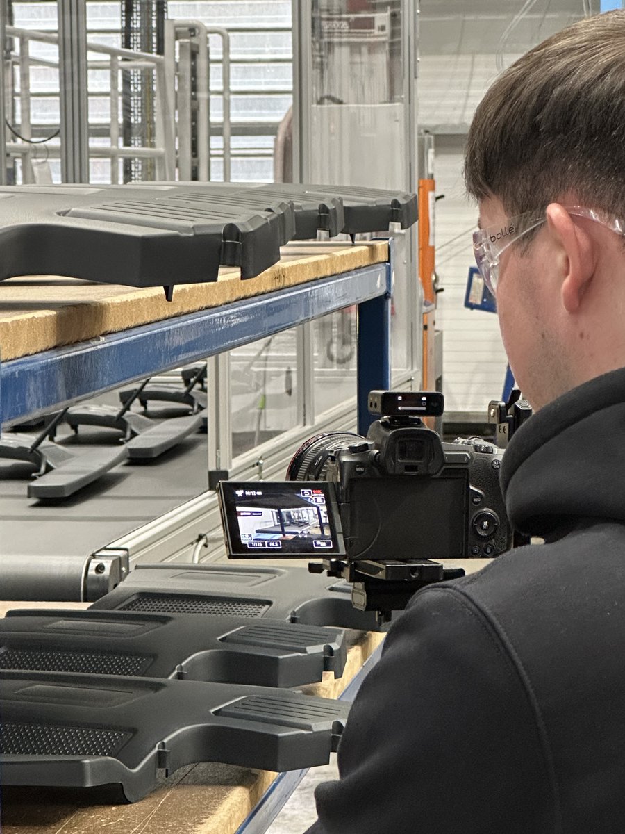 One of our customers popped into the factory today to take some footage of their product in production for their new promotional video. #ukmanufacturing #engineering