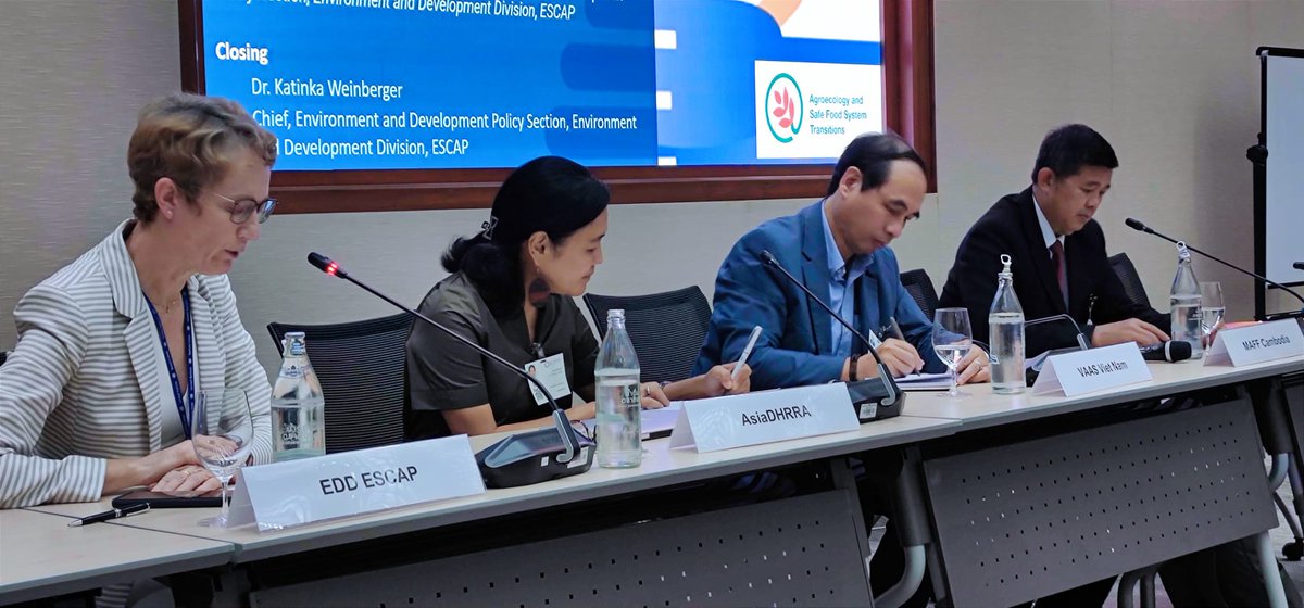 PierreFerrand6's tweet photo. Over 50 participants attended a #APFSD event today organized by @FAO @UNESCAP & @Cirad addressing โwhat makes multilateral cooperation & partnership effective? What are the needs to accelerate the uptake of agroecology approaches in support of food system transformation?โ https://t.co/JSJoi9uhoq