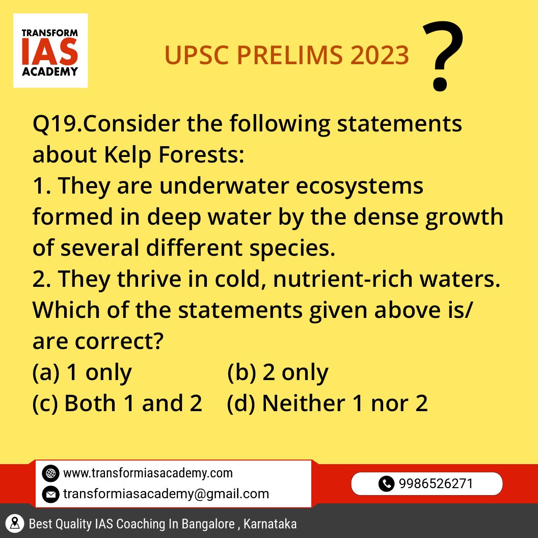 TRANSFORMIAS's tweet photo. UPSC PRELIMS 2023
Comment below the correct Answer
Follow us for Daily Important prelims Questions.
#prelims2023
#prelimsmcq
#prelimsquestions
#currentaffairs2023
#upsc2023
#IAS#UPSC
#transformiasacademy https://t.co/ORIOXgs7aD