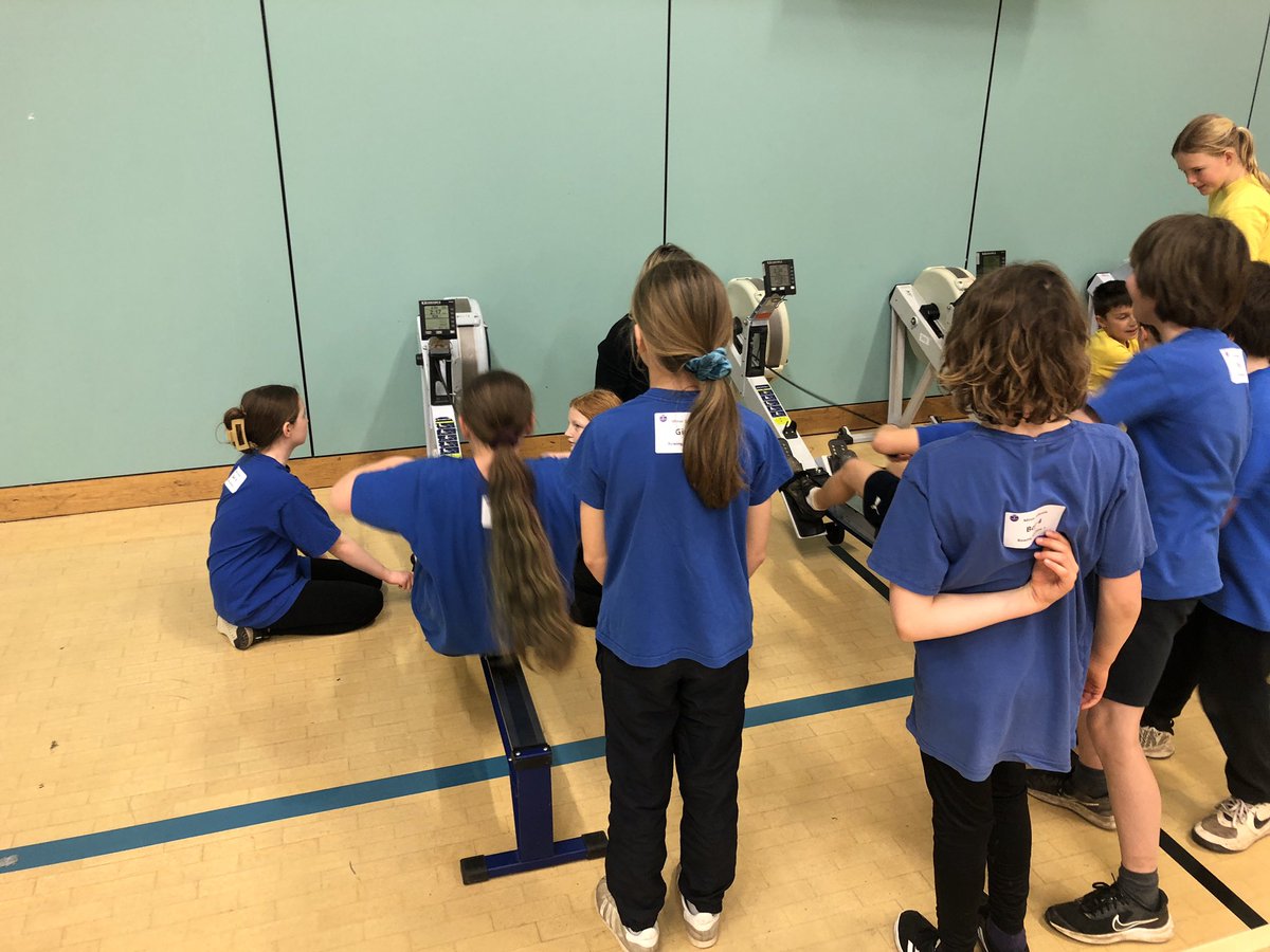 StGeorgesPlym's tweet photo. We are having a great afternoon at the Plymouth Life centre for the rowing festival. The team spirit is high! #cyclepssp #plymouthlifecentre. https://t.co/RD2tBeChzW