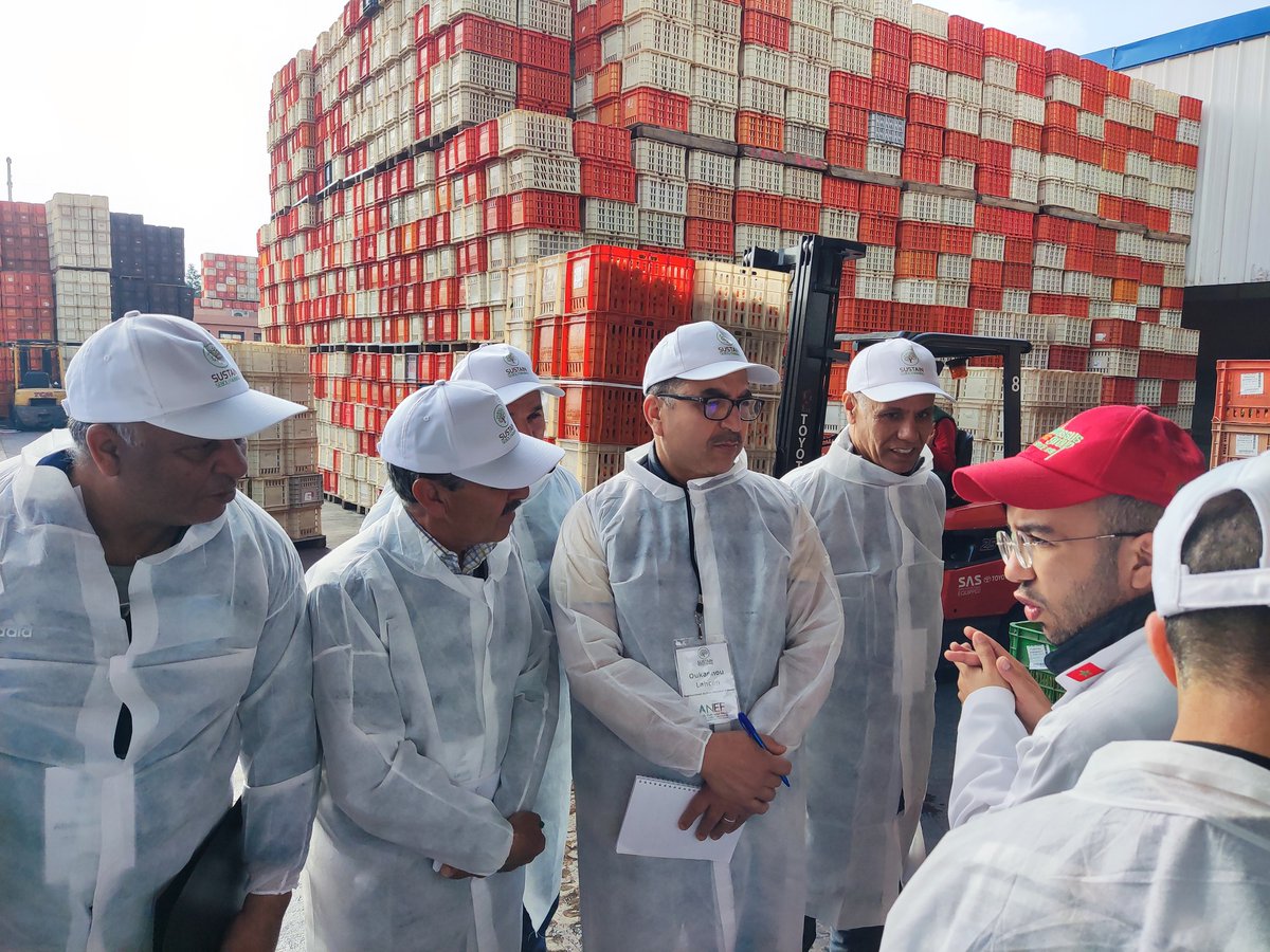 LPM_Morocco's tweet photo. Organisation d'une visite d’échange dans la région du Souss au profit des membres du comité de pilotage du projet Sustain Sebou Farming. Au programme, visite de l’Agrotech, l’ORMVASM, Pack Souss, COPAG et Green Solutions. Des rencontres inspirantes et riches en enseignements. https://t.co/rJRdzdOCxq