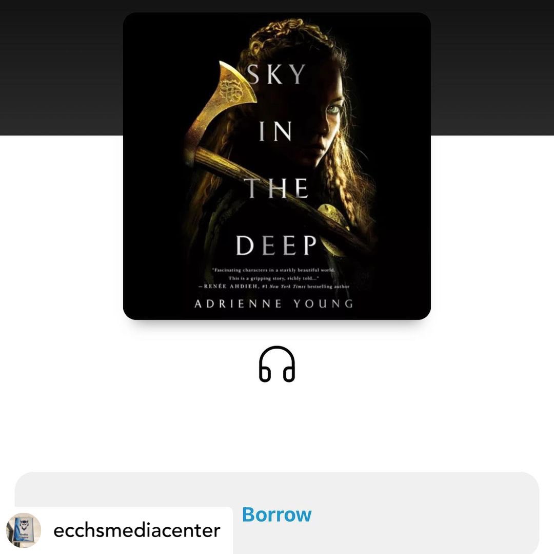 It’s Wednesday, Blue Devils! Today’s #audiobook spotlight is Sky in the Deep by <a href="/adriennebooks/">Adrienne Young</a>. Swipe for the synopsis, check it out via the Sora Reading App, and listen to this book today. #ListenToABook #SkyInTheDeep