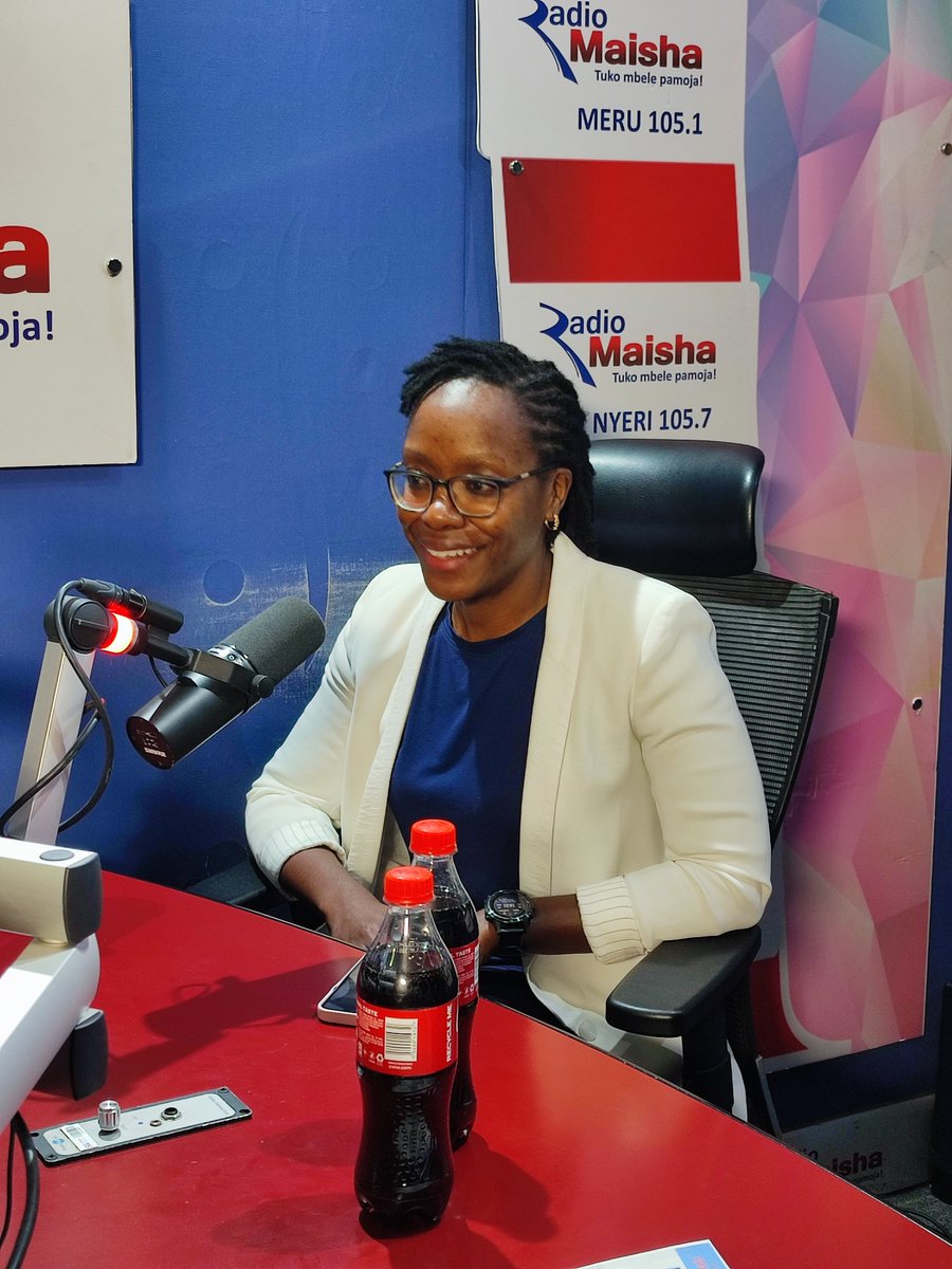 radiomaisha's tweet image. Tuko naye Monique Katana from Coca-Cola in studio leo. #NzulaNaOkumu #RecipeForMagic
