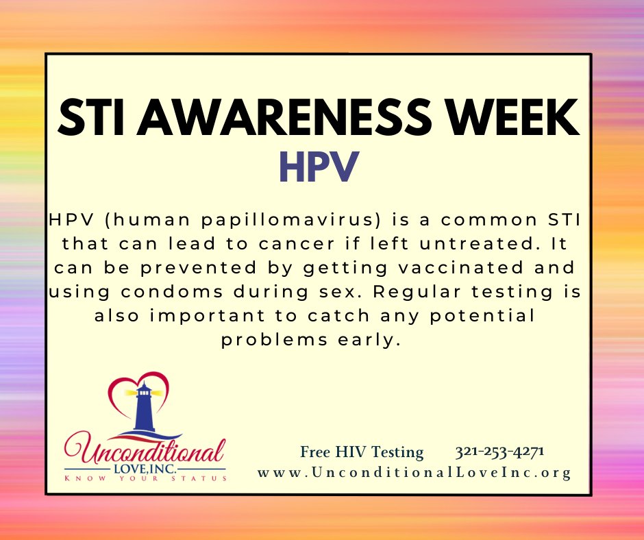 Uncondi81938022's tweet photo. HPV is the most common sexually transmitted virus in the United States, and it has been associated with cancer and genital warts.
#unconditionalloveinc #GetTested #GetHIVTested #STIawarenessweek #STDawareness #STD #prevention #TalkTestTreat #STIweek #HPV https://t.co/HVf1UZF8B0
