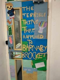 westcovacademy's tweet photo. Year 7 student leaders worked alongside Year 12 students leaders to organise a World Book day celebration. Each Year 7 tutor group picked a book and worked as a team to decorate their tutor to represent their chosen book. Here are some of the excellent displays! https://t.co/UcZWhLxxL4