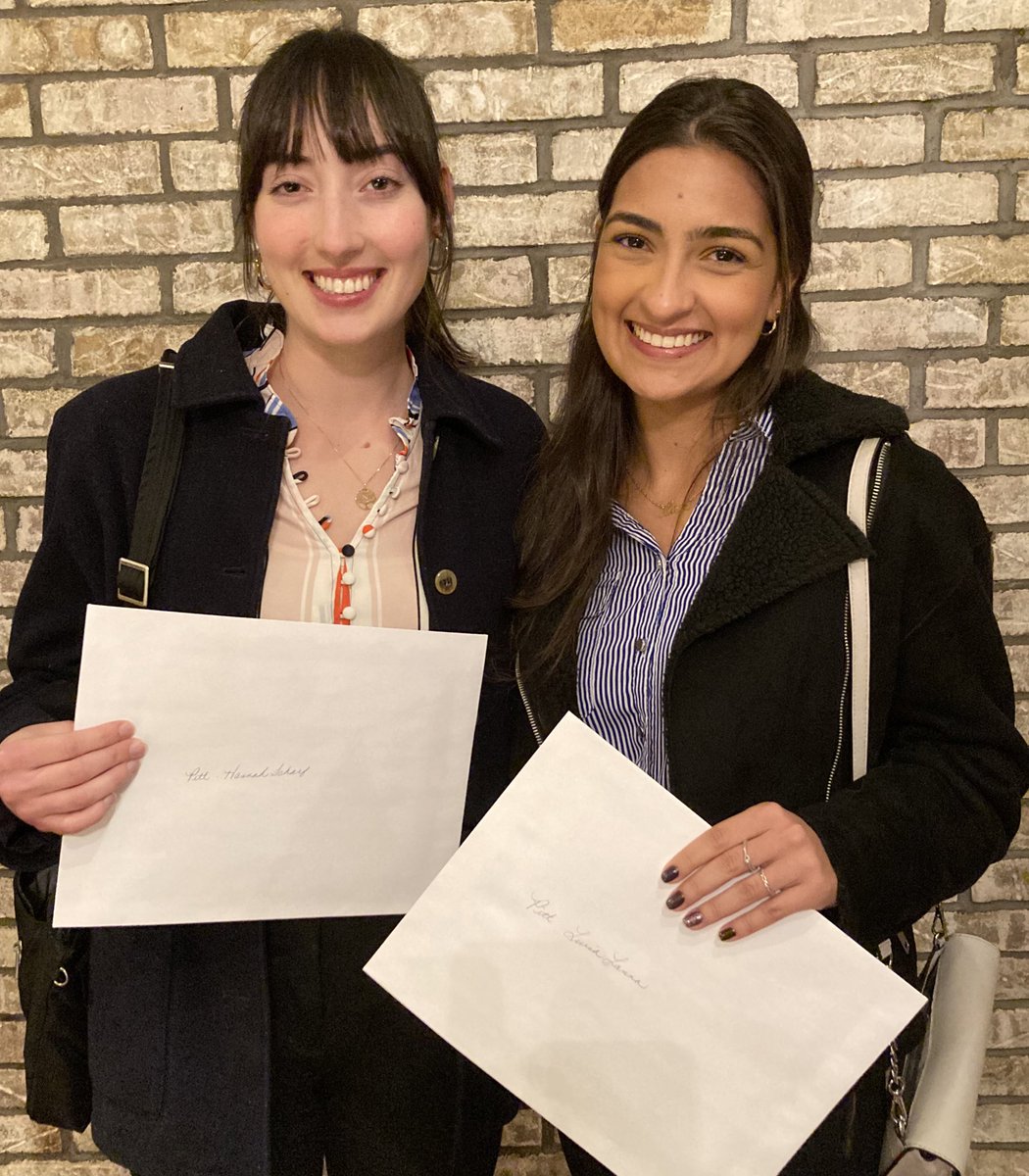 Congratulations to <a href="/PittEngineering/">Swanson School of Engineering</a> <a href="/ChemePitt/">Pitt ChemE</a> <a href="/PittAIChE/">Pitt AIChE</a> co-presidents Hannah Scharf and <a href="/livialanna_/">Livia</a> AIChE <a href="/ChEnected/">American Institute of Chemical Engineers (AIChE)</a>  <a href="/AichePittsburgh/">Aiche Pittsburgh</a> Professional Promise award!🎉