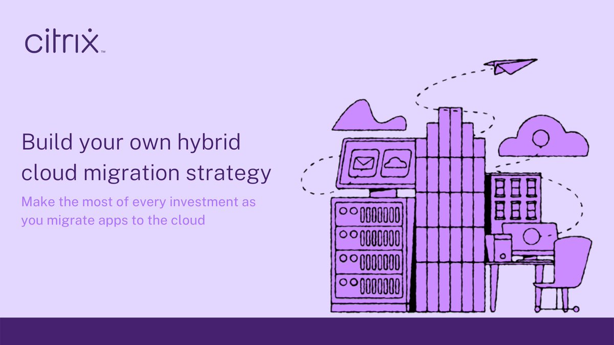 Juergenib's tweet photo. With @Citrix's modern #hybridcloud solutions to smooth migrations, you can create the strategy that works best for your business. At whatever pace you prefer. Learn more. https://t.co/XDtxvoXJjW https://t.co/Ln8DwHf7HU
