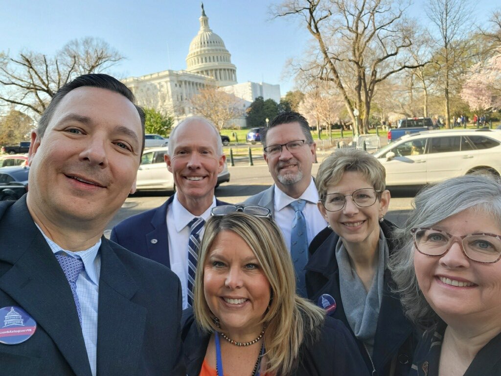 We are on the Hill and ready to represent #OklaEd today.  Looking forward to a great day of advocating! @NAESP @NAESP_Zone8 @CCOSA @OAESP1 #PrincipalsAdvocate #HereForTheKids @gabshere @JanalynTaylor @Chris_MLeGrande