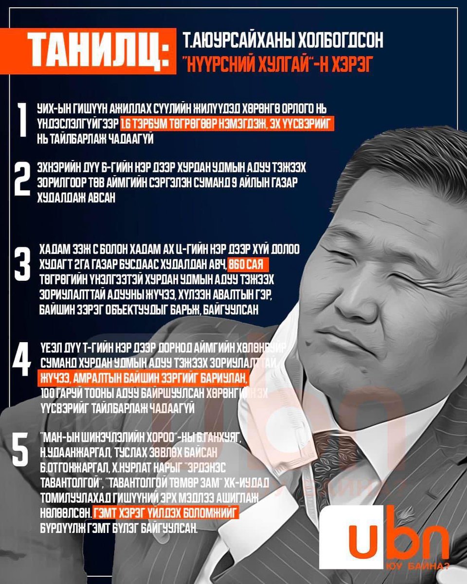 Т.Аюурсайхан та үнэхээр бурхан ч гомдохоор баяжсан юм байна лээ шүү‼️‼️