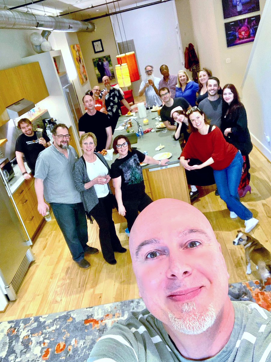 RickHammerly's tweet image. ⁣Can’t imagine a better bunch of artists with whom to celebrate the completion of a world premiere (@vareptheatre’s AFTER DECEMBER) and the prelude to World Theatre Day! ⁣
⁣
#gratitudepost #rvatheatre #AfterDecember #directorlife