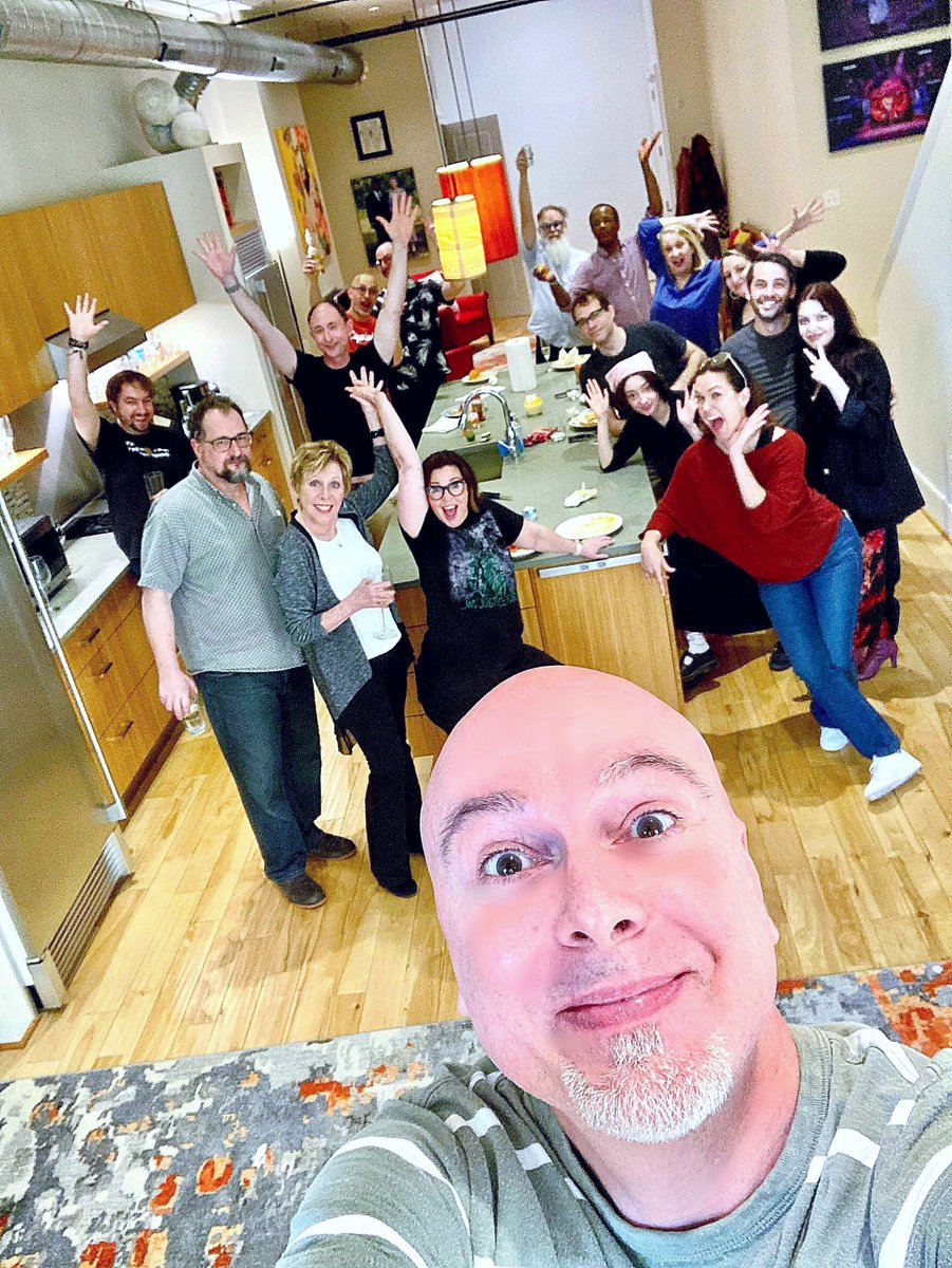 RickHammerly's tweet image. ⁣Can’t imagine a better bunch of artists with whom to celebrate the completion of a world premiere (@vareptheatre’s AFTER DECEMBER) and the prelude to World Theatre Day! ⁣
⁣
#gratitudepost #rvatheatre #AfterDecember #directorlife