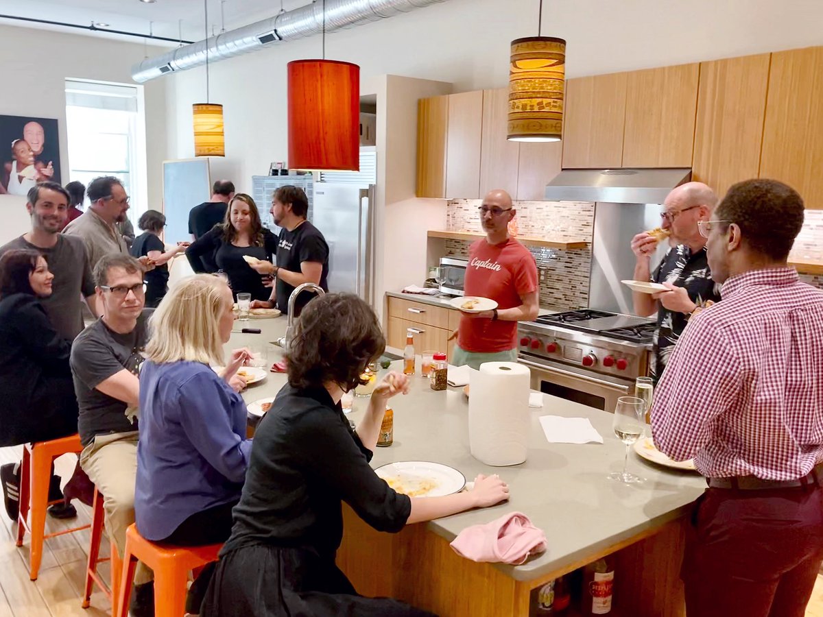 RickHammerly's tweet image. ⁣Can’t imagine a better bunch of artists with whom to celebrate the completion of a world premiere (@vareptheatre’s AFTER DECEMBER) and the prelude to World Theatre Day! ⁣
⁣
#gratitudepost #rvatheatre #AfterDecember #directorlife