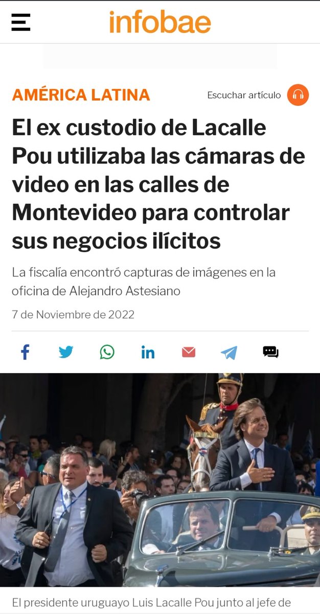 MBuanci's tweet photo. @Alma49008929 Ni Tabaré ni Mujica le dieron un despacho a Astesiano para dirigir una asociación para delinquir, fue Lacalle. https://t.co/0GVR3jcyKd