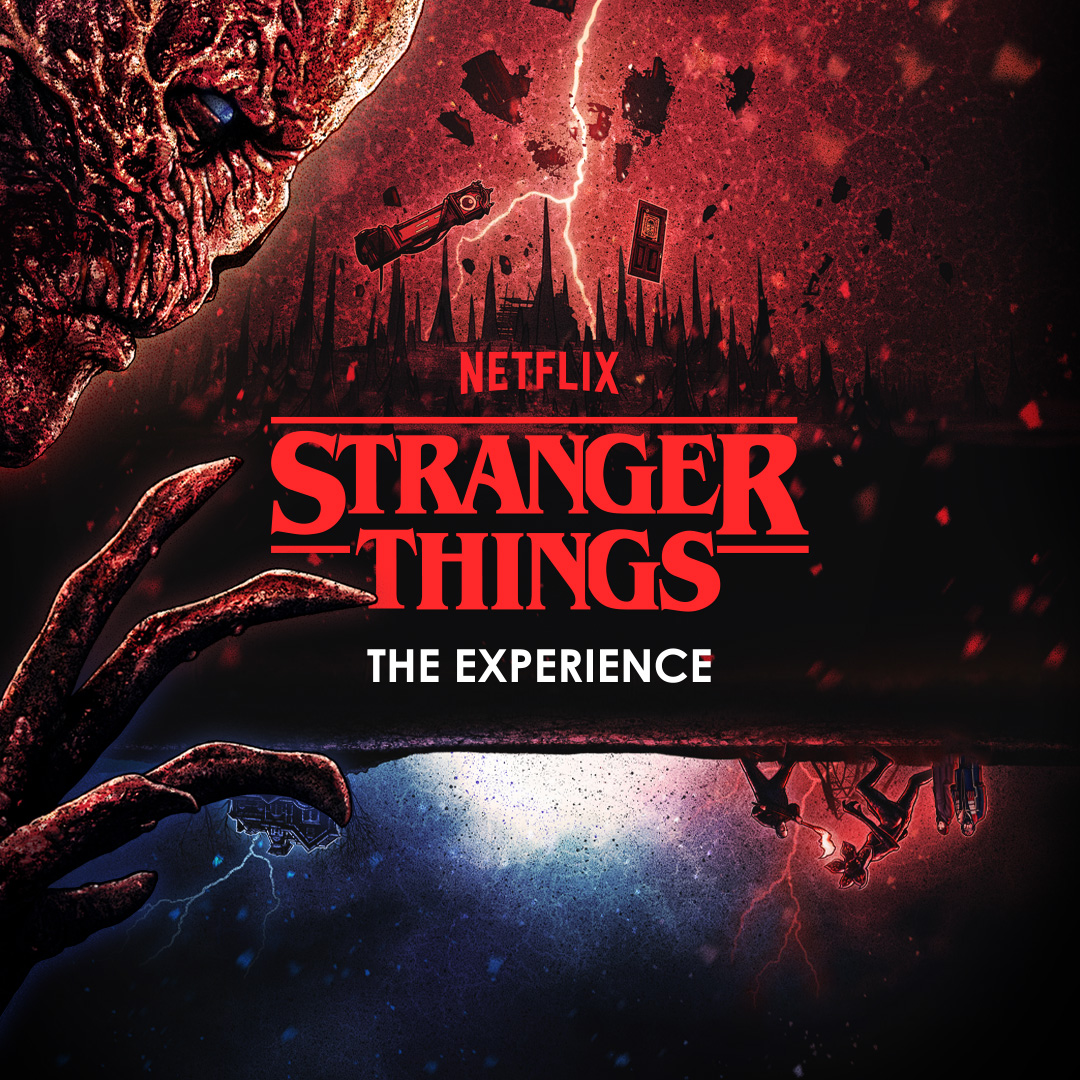 STExperience_'s tweet photo. Get ready to be transported to the Upside Down at 'Stranger Things: The Experience' in Toronto! Join Eleven and save Hawkins on a heart-pumping adventure, NOW OPEN! 🎟️ Click the link and book your tickets now https://t.co/oThUWrhBC9 https://t.co/8XbFuuyU2H