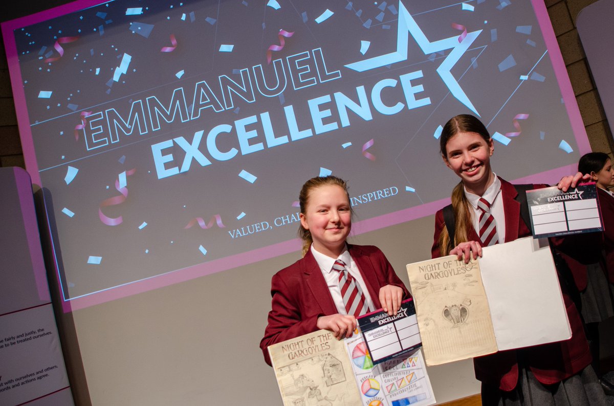 Emmanuelctc's tweet photo. Week 3 of Emmanuel Excellence, we were stunned again, at the quality of work produced by our students. This week we were joined by our assistant head boy and girl. Well done to all who showcased their work!
#emmanuelexcellence #valued #challenged #inspired #awards #greatwork https://t.co/i2v8YU5RVD