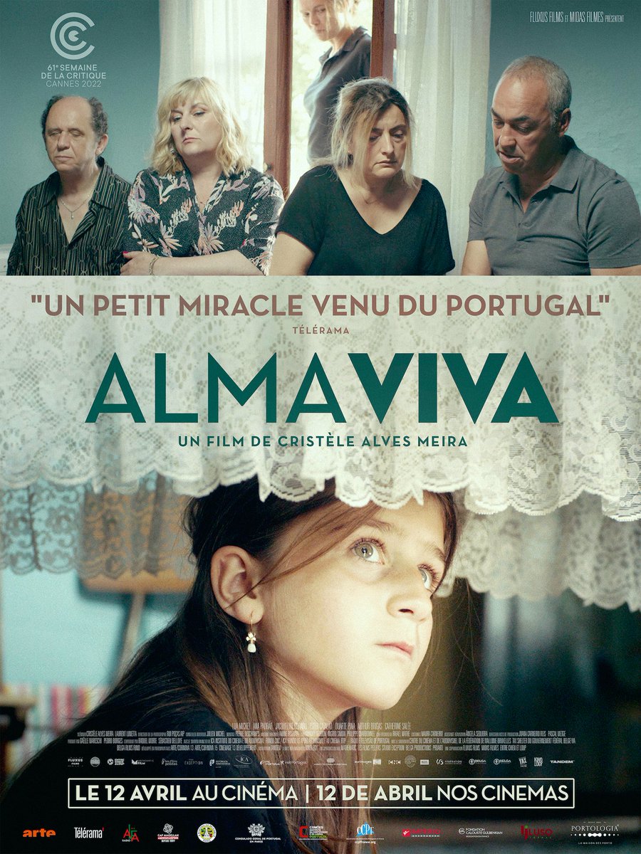 GulbenkianParis's tweet photo. 📅 A vos agendas !!!!
Sortie le 12 avril du film 🎥 Alma Viva de la réalisatrice @AlvesCristele
Produit par #fluxusfilms #midasfilmes et #entrechienetloup
Distribué par @TandemTM
Plus d'infos sur https://t.co/FiXL1z17Mc https://t.co/mJXvXbLfCH