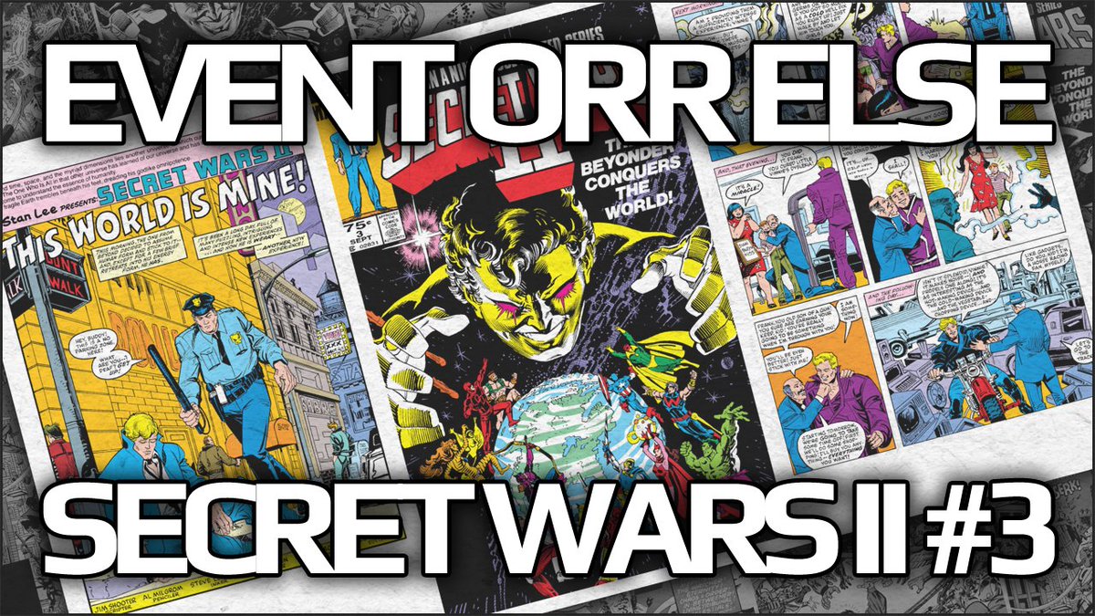 SteevenOrrElse's tweet photo. It's a new episode of #EventOrrElse - Secret Wars II #3
A crime boss takes the Beyonder under his wing, teaches him how to run a criminal empire, and hooks him up with plenty of ladies.
All this and more in today's amazing episode!
Join me, won't you.
https://t.co/IPfCujoBb9 https://t.co/5mIBXhjdmQ