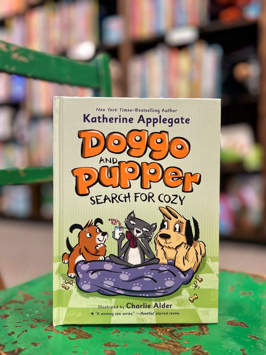 Teachers! I'm giving away a signed, personalized class set of DOGGO & PUPPER SEARCH FOR COZY, written by me and illustrated by the lovely @chuckie346. I'd love to send it to your students. 💚🐶 RT + follow to for a chance to win! I'll notify a random winner this Friday, 3/31.