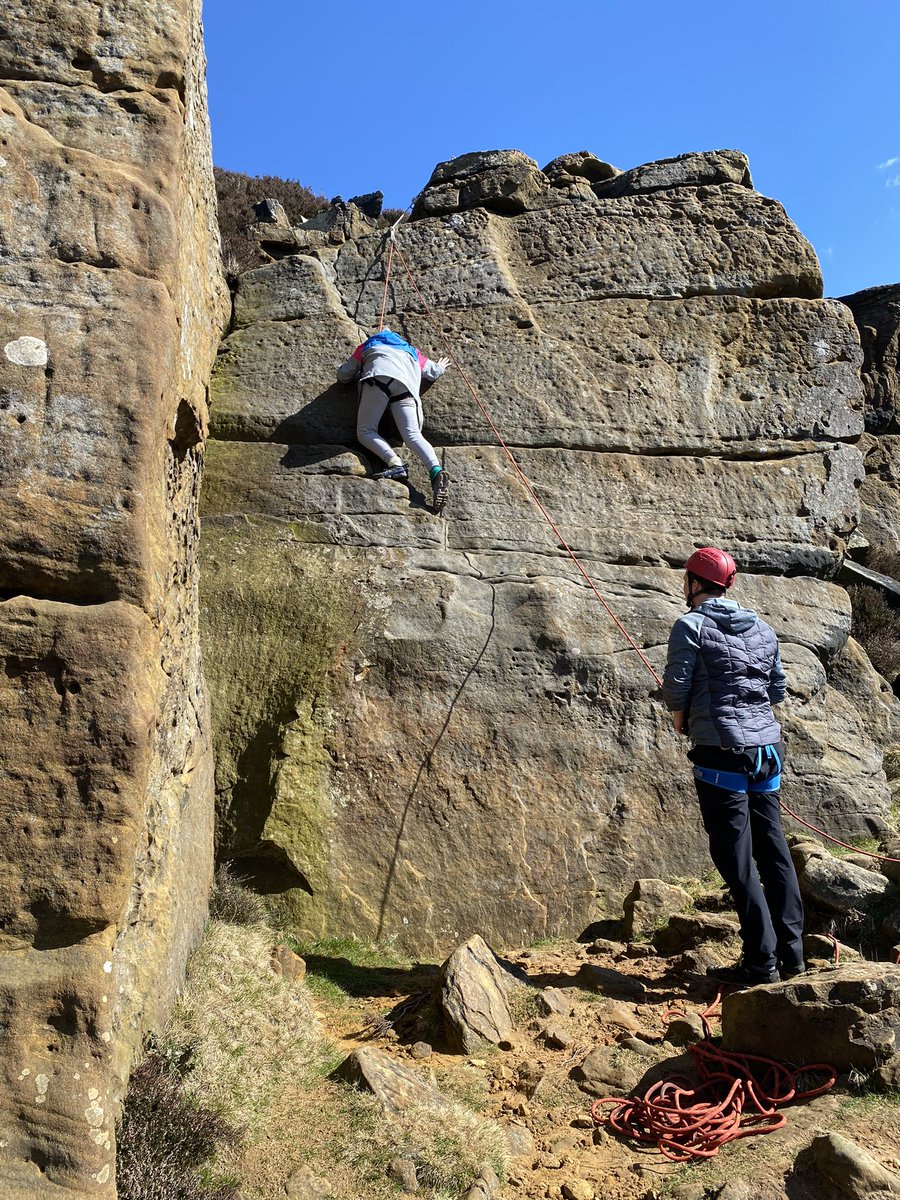 ACEadventureED's tweet photo. Fantastic spring day at scugdale in the @NorthYorkMoors with the Y10 learners from @AceNetTrust. Students were able to transfer the skills they had learned in the indoor wall to the new environment. https://t.co/gNiluF8kSn
