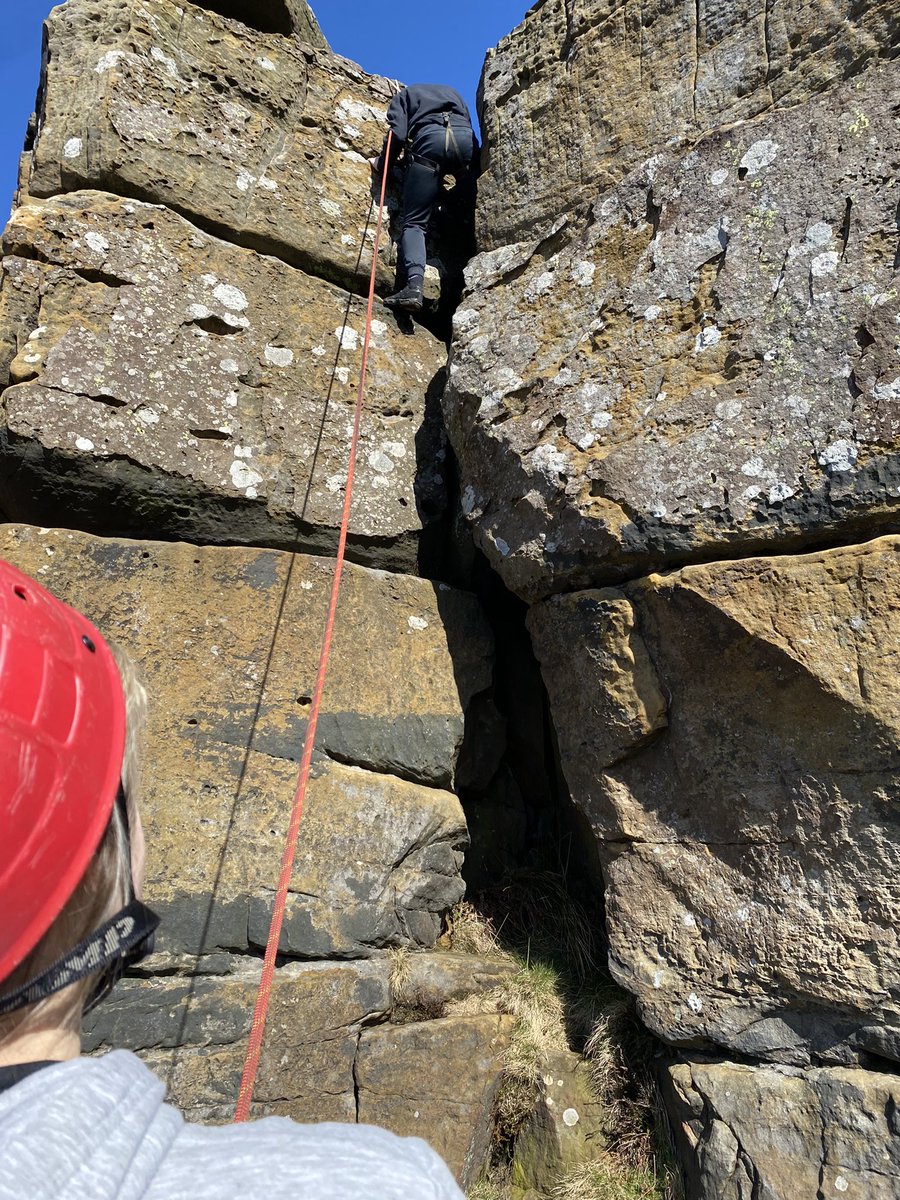 ACEadventureED's tweet photo. Fantastic spring day at scugdale in the @NorthYorkMoors with the Y10 learners from @AceNetTrust. Students were able to transfer the skills they had learned in the indoor wall to the new environment. https://t.co/gNiluF8kSn
