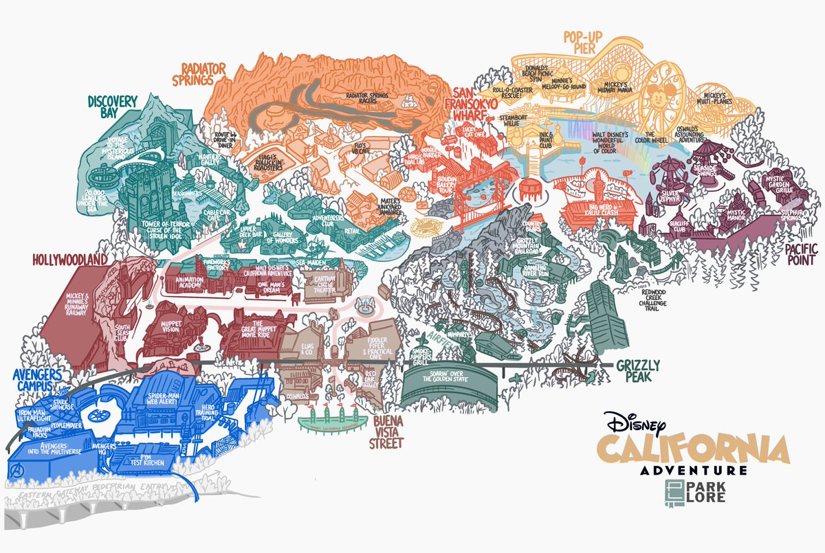 ThemeParkLore's tweet image. Theme park fans! Armchair Imagineers! EPCOT historians! California Adventure apologists! ✨
Park Lore is my collection of interconnected ride histories, armchair Imagineering plans, hand-drawn ride layouts, niche diagrams, & in-depth storytelling. parklore.com/links (1/3)