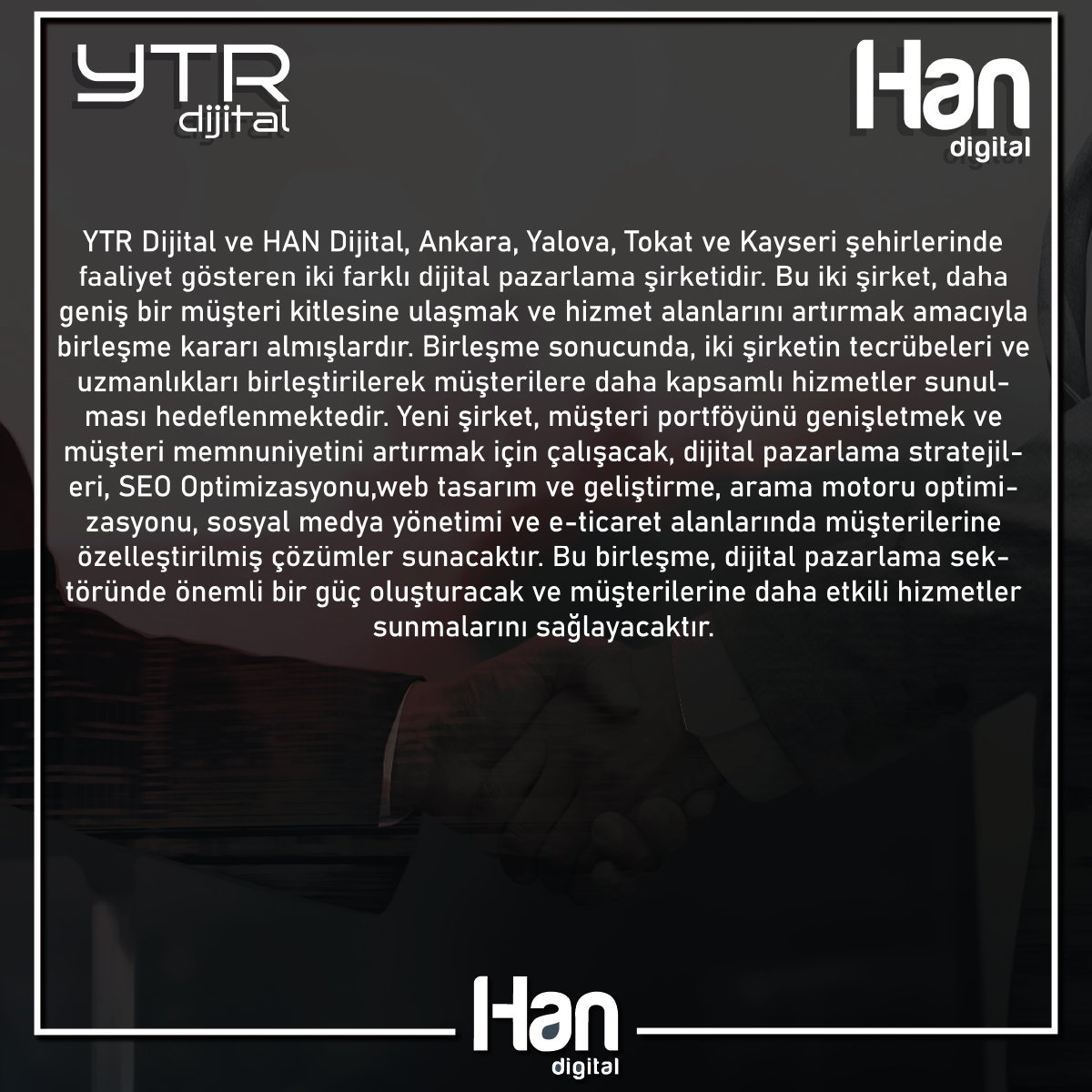 Ekip olarak kutluyoruz...