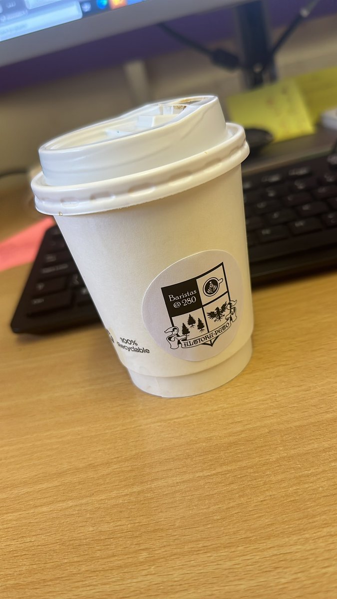 Thank you Barista@280 for delivering a great afternoon coffee - just what was needed! #afternoontreat #baristaskills #employability #creativecurriculum