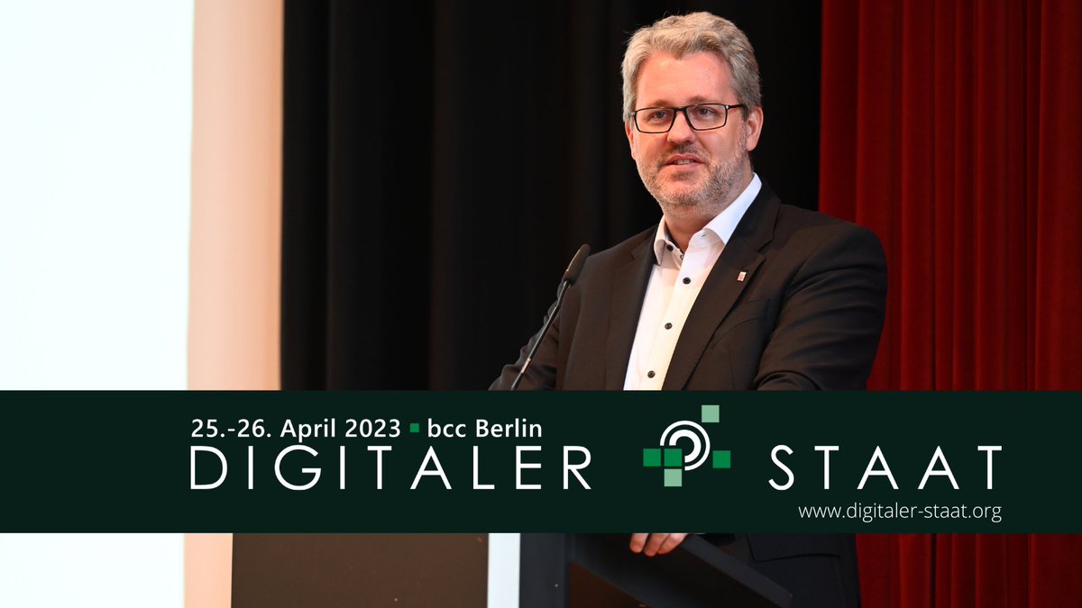 Auf dem #DigiStaat23 bringen wir Verwaltungs-Digitalisierer*innen aus ganz Deutschland zusammen. Auch Hessen-CIO <a href="/PBurghardt/">Patrick Burghardt</a> ist dabei. Alle Infos zum Programm gibt es auf digitaler-staat.org