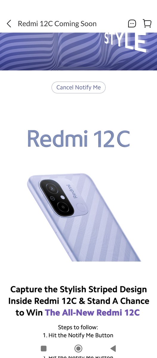 senthilmurugans's tweet photo. #Redmi12C #BigOnSpeedBigOnStyle https://t.co/usBLczH1ct