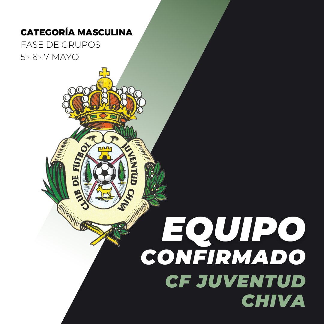 SpringCupChiva's tweet photo. La primera edición del torneo #SpringCupChiva no será lo mismo sin nuestro equipo anfitrión: #CFJuventudChiva ⚽.
Los alevines chivanos lucharán hasta el final por llevarse la copa.
¡Queremos ver la grada llena para animarlos! 🙌🏻 https://t.co/Jq1oVvslbI
