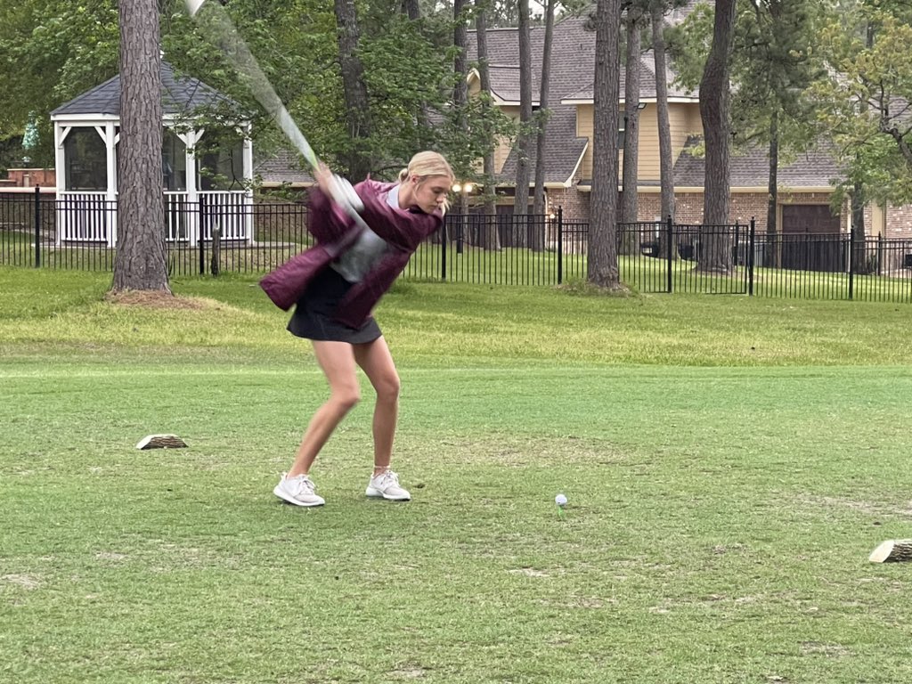 WillisGolfTeam's tweet photo. Day 2 of Girls’ Varsity District golf tournament! #goladywildkatgolfers @WillisSchools @Willis_HS_TX @WISDAthletics https://t.co/MxPSwoOvhN