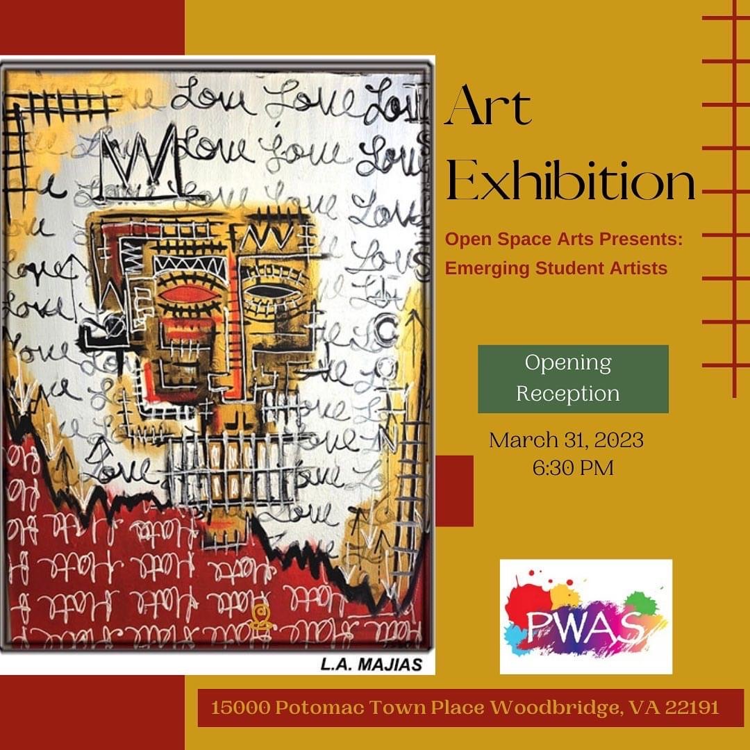 Mr. Nance (@misternance) on Twitter photo 🖼️ Open Space Arts Exhibition Friday, March 31 @ 6:30PM "Come out & explore the work of local emerging artists! Come meet these extraordinary artists & see their gorgeous work." <a href="/PWASVirginia/">Prince William Art Society (PWAS)</a> See works from several <a href="/colganhs/">Colgan High School</a> <a href="/colganvisarts/">Colgan Visual Arts</a> students! #gosharks <a href="/PWCSNews/">PWCS</a> <a href="/PwcsArts/">PWCS Fine and Performing Arts</a> 🖼️ Open Space Arts Exhibition Friday, March 31 @ 6:30PM "Come out & explore the work of local emerging artists! Come meet these extraordinary artists & see their gorgeous work." <a href="/PWASVirginia/">Prince William Art Society (PWAS)</a> See works from several <a href="/colganhs/">Colgan High School</a> <a href="/colganvisarts/">Colgan Visual Arts</a> students! #gosharks <a href="/PWCSNews/">PWCS</a> <a href="/PwcsArts/">PWCS Fine and Performing Arts</a>