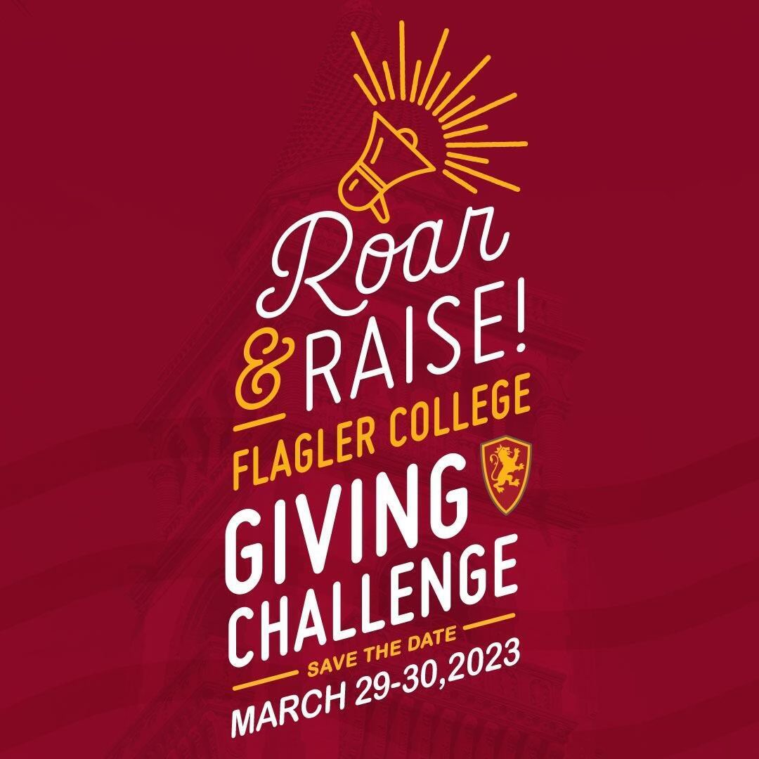 🦁 ROAR &amp; RAISE IS BACK!

Help Flagler Men’s Lacrosse win a valuable prize by donating just $5!

The top 4️⃣ teams in total donors of $5+ win a sponsorship prize!

We appreciate your consideration! 

DONATIONS ACCEPTED UNTIL 3/30

Thank you &amp; #GoSaints‼️

roarandraise.flagler.edu/campaigns/mens…