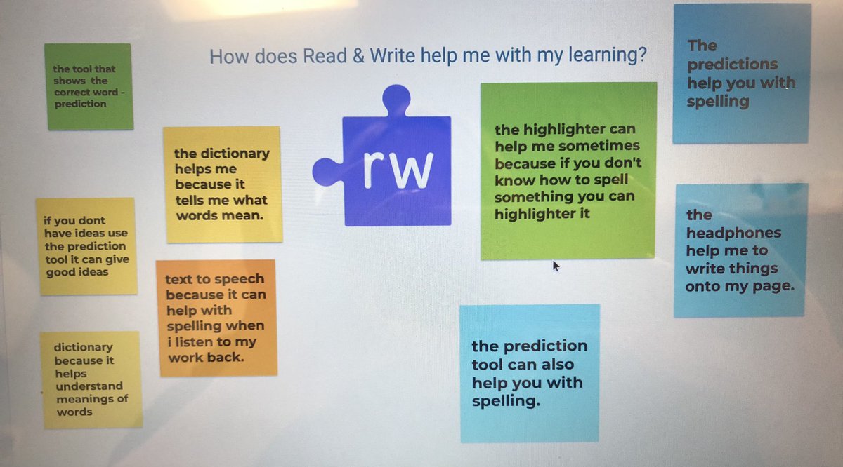 Great morning <a href="/GorebridgePS/">Gorebridge Primary</a> with the Read&amp;Write champions 🏆 Discussed how RW helps us with our learning. Lots of collaboration &amp; thinking of next steps. #workingtogether #equippedforlearning #REACH @texthelp @MidDigiLearn