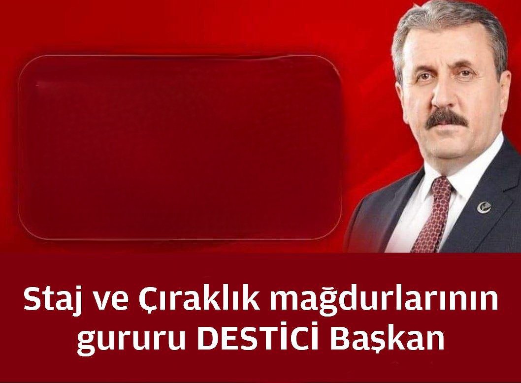 Çanlar bir ricam var <a href="/Mustafa_Destici/">Mustafa Destici</a> bu resmi bir kere her kez paylaşsin ricamdir #BeştepedenStajÇıksın