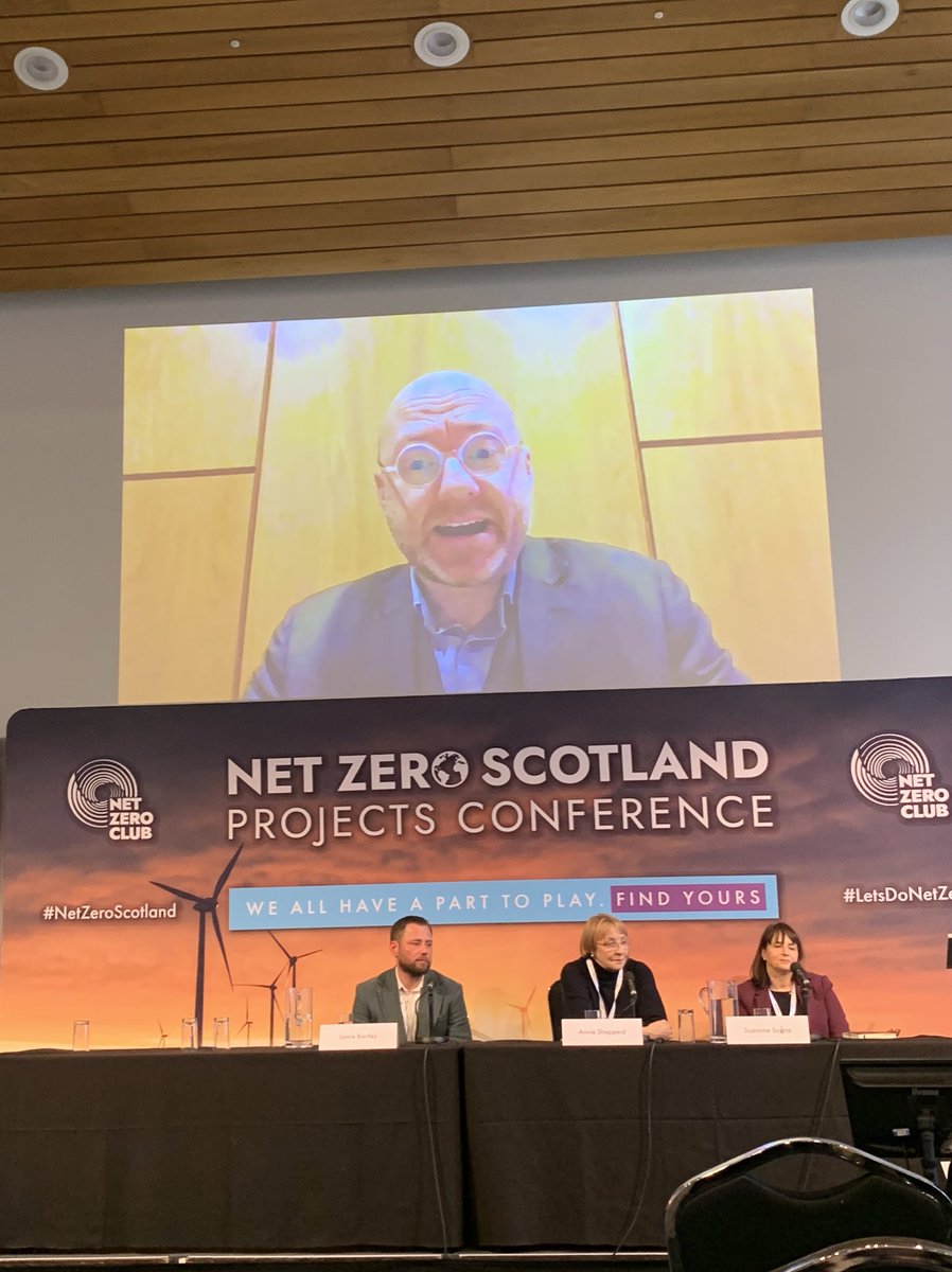 SalixFinance's tweet image. Today’s final session: Sharing knowledge and innovation to tackle the climate emergency 🌏

Patrick Harvie MSP @scotgov - highlights the funding opportunities available to organisations across Scotland which will support the drive to deliver at pace we need. 

#NetZeroScotland