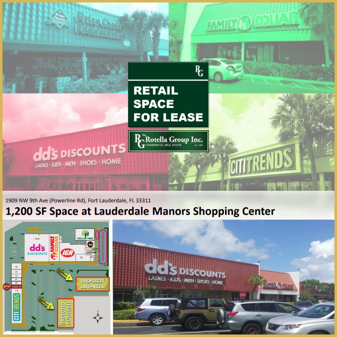 RotellaGp's tweet photo. • $18 PSF + $7.85 CAM 
• Zoning: CB Community Business
• Parking: 4.4 / 1,000 (347 Spaces)
• Great Visibility at Lighted Intersection
• Available Outparcel
For more info, contact Clinton Casey clint@rotellagroup.com
#property #forlease #opportunity #retail https://t.co/Y0PpYdo9CD